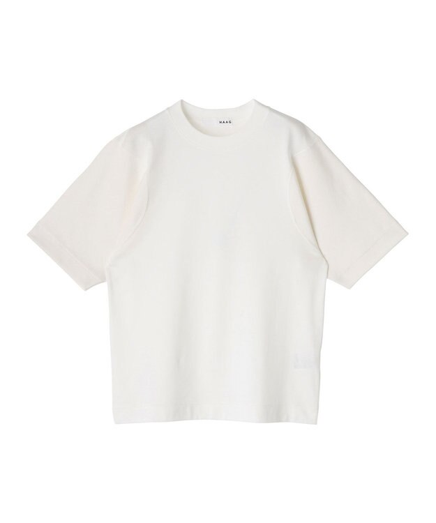 HAAG スマイルコットン SHORT SLEEVE SHIRTS Tシャツ ホワイト
