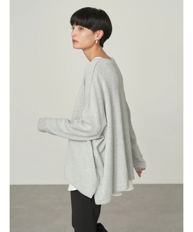 AMERICAN HOLIC ＢＩＧニットプルオーバー Light Gray Mixture