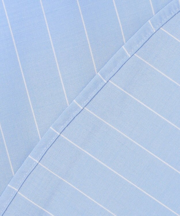 UNFILO MENS 【OCEANS 雑誌・web 掲載 / 男女兼用】TR デイリークリーンシャツ ブルー×オフストライプ