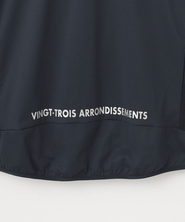 23区GOLF 【MEN】【撥水/防風/ストレッチ】悪天候の日にも活躍するストレッチ性抜群のエアリージャージーブルゾン ネイビー系