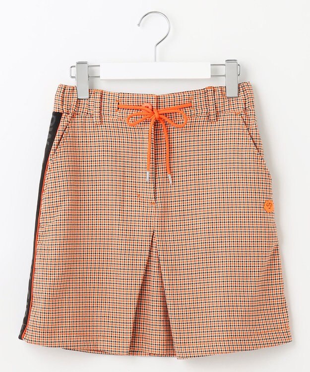 PW CIRCULUS 【WOMEN】CLASSICAL×SPORTY チェック柄スカート オレンジ系5