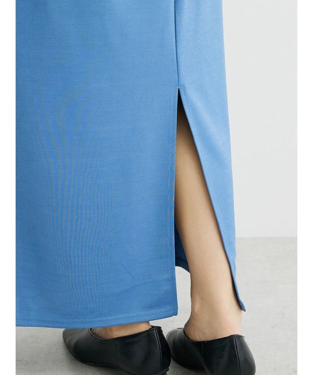 Green Parks らくスレＩラインスカート Blue