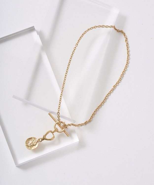 AMERICAN HOLIC コインモチーフ マンテルネックレス Gold