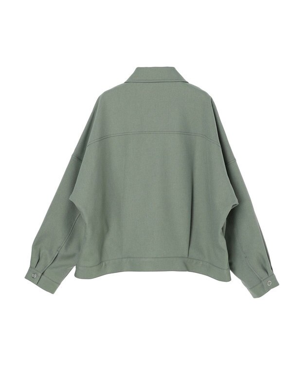 earth music&ecology ショート丈カバーオール Khaki