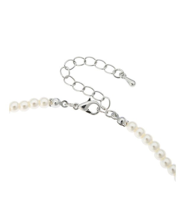 AMERICAN HOLIC ベビーパール・メタルボールＳＥＴネックレス Silver