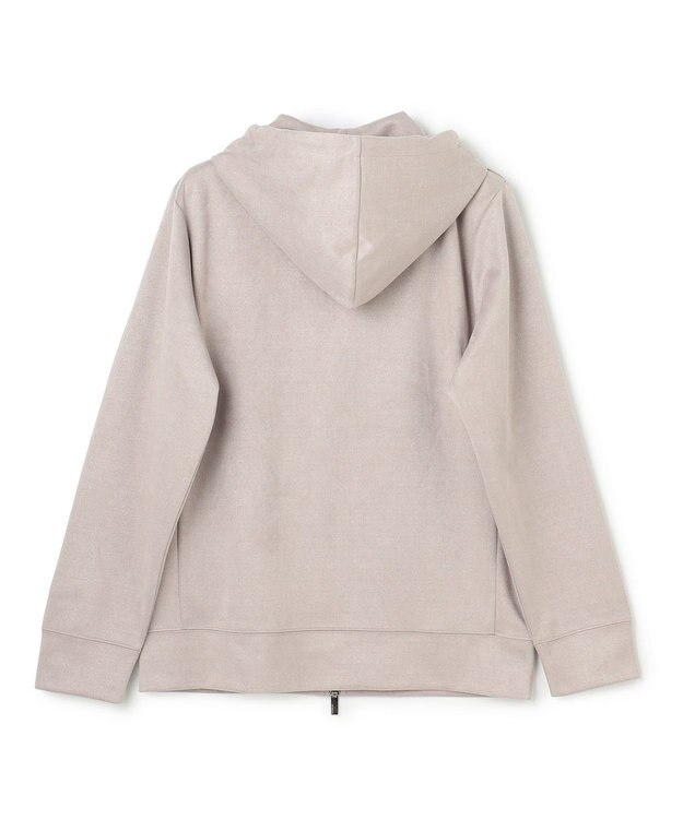 JOSEPH HOMME 【WEB・一部店舗限定  】レザーライクポンチ　ジップアップパーカー ベージュ系