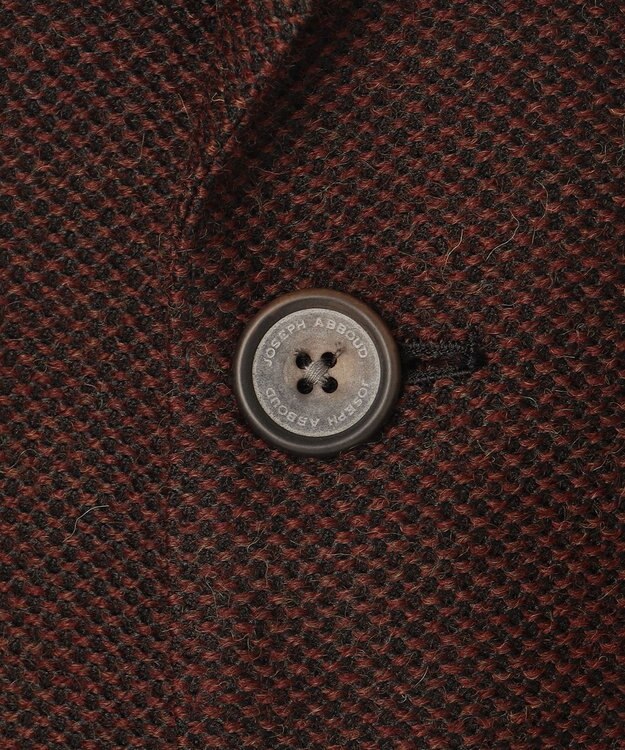 JOSEPH ABBOUD 【軽量/ストレッチ/JAPANファブリック】 ミックス カラーツィード ジャケット ブラウン系