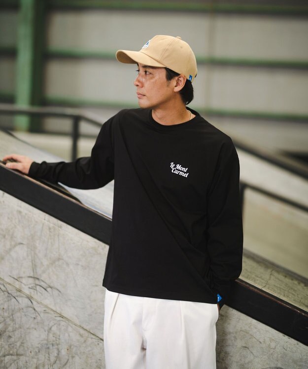 SHARE PARK MENS 【UVケア・吸水速乾・ストレッチ・軽量 】バックプリントTシャツ（L・XLサイズ） ブラック系