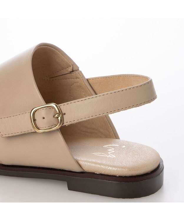 ing <ing>【WEB限定】【３E】ダブルベルトサンダル ベージュカタオシ