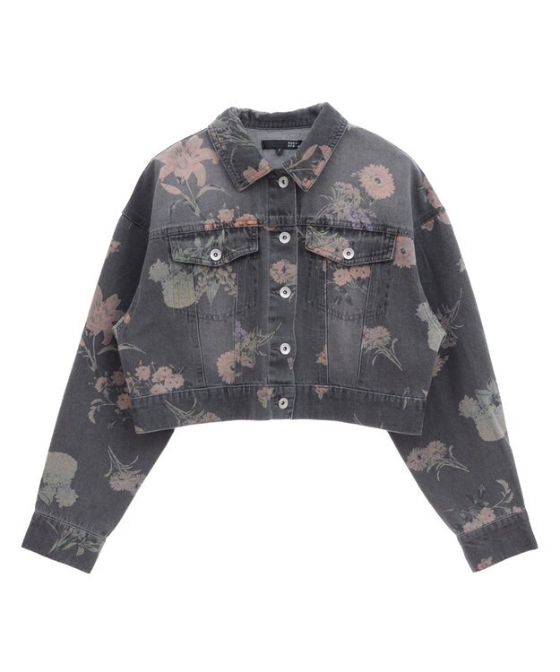 Green Parks ・ＳＵＧＡＲ　ＳＰＯＯＮ　フラワーｐｔＧジャン Black