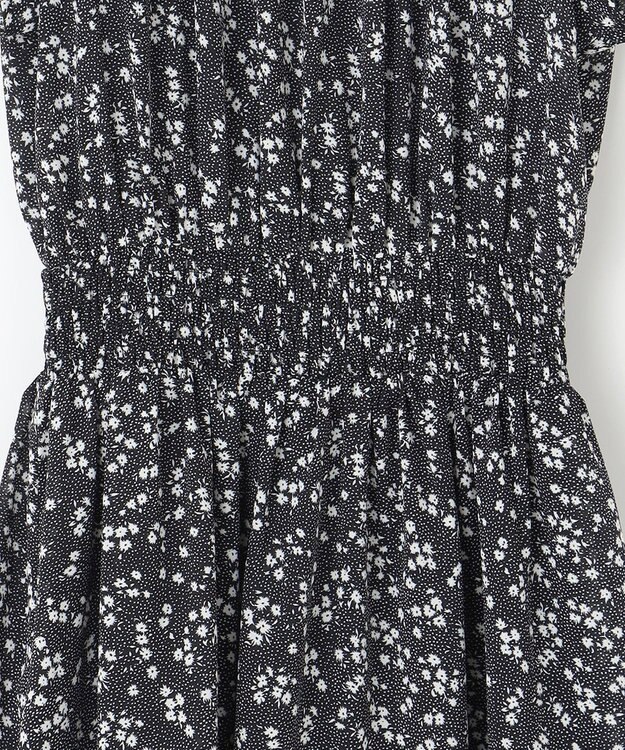 Feroux ウエストシャーリングティアード ワンピース ブラック系1