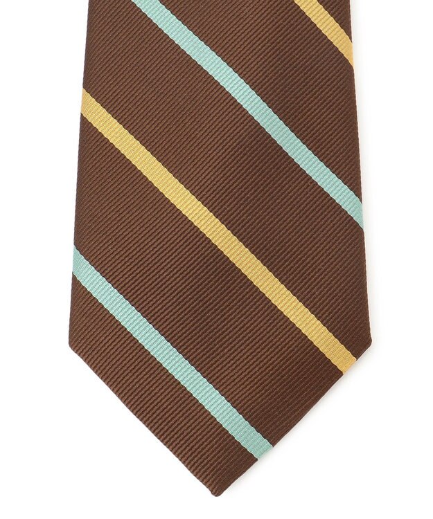 J.PRESS MEN 【定番】オーセンティックレジメンタル ネクタイ ブラウン系2