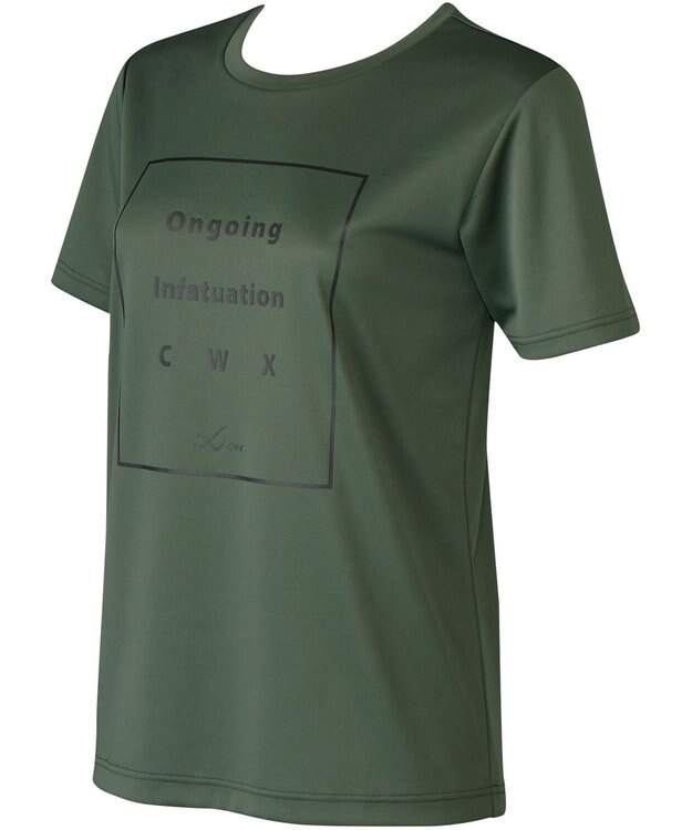 CW-X 【UNISEX】 アウター Tシャツ 半袖 DLR125 /ワコール カーキ
