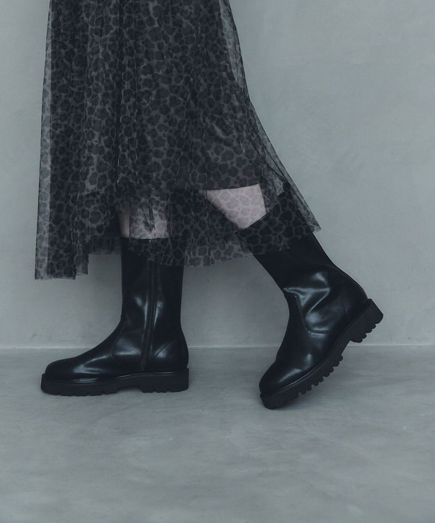 YECCA VECCA トラックソールブーツ Black