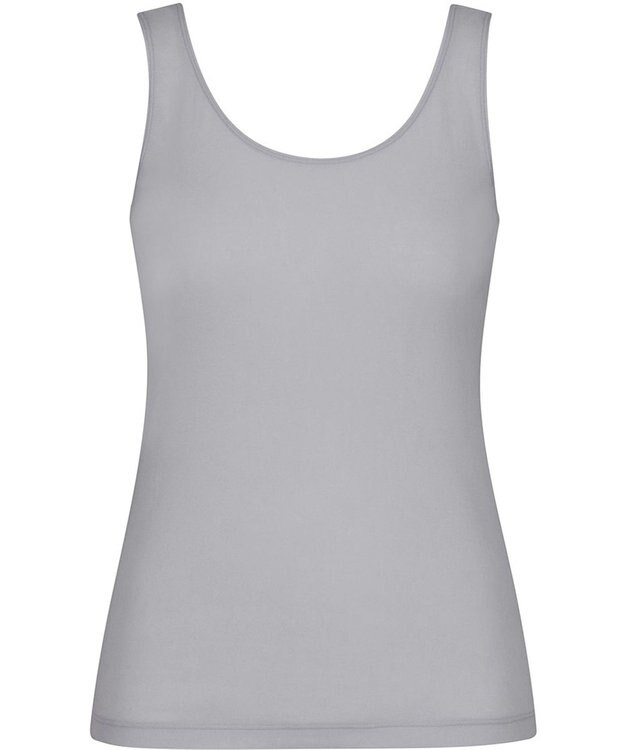 Wing インナー 【綿の贅沢オーガニック】 オーガニックコットン混素材 薄くて軽い ノースリーブ EL1156 ウイング／ワコール グレー