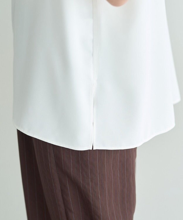 YECCA VECCA ドレープブラウス Off White