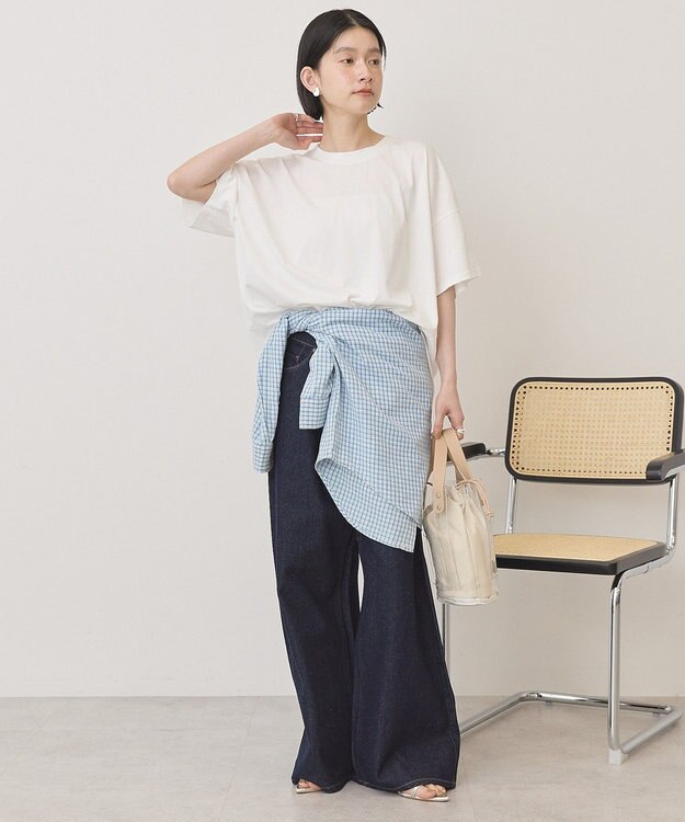 AMERICAN HOLIC バックギャザーコクーンカットプルオーバー Off White