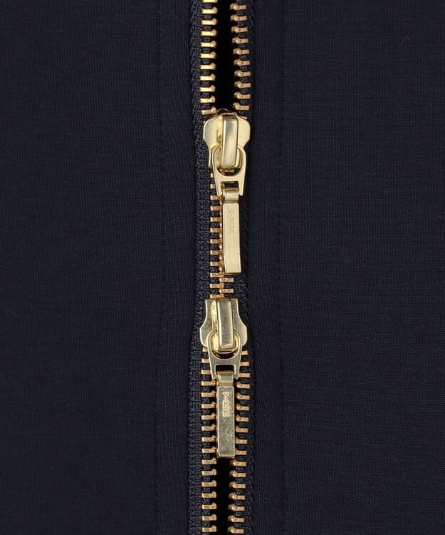 23区 【先行予約】コットンダンボール ペプラム ジレ アウター ネイビー系