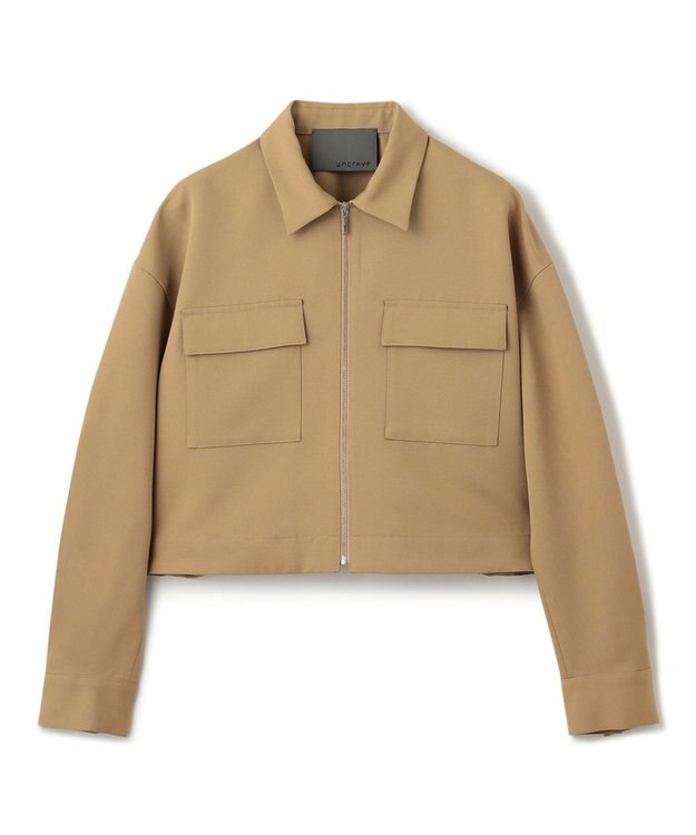uncrave 【吸水速乾・洗濯機洗い可】エコ ドライ チノ ブルゾン（uncrave STANDARD） キャメル