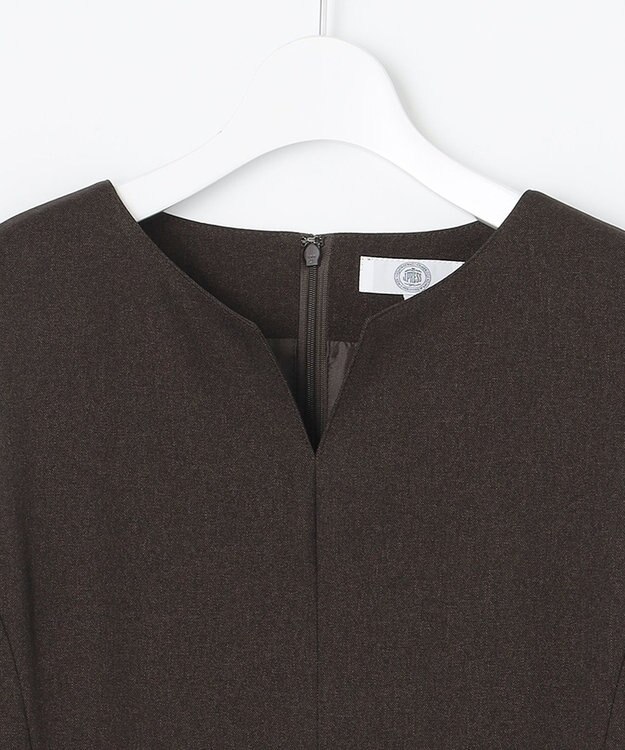 J.PRESS LADIES LANTECシャークスキン ジャンパースカート ブラウン系