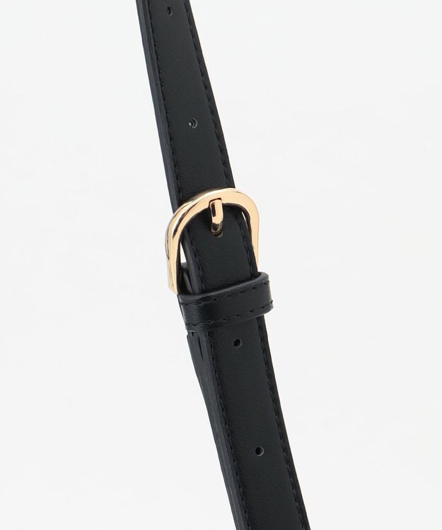 23区 【CLASSY.6月号掲載/Oggi4月号掲載】雑材 バンブー ハンドル ショルダー ブラックミックス