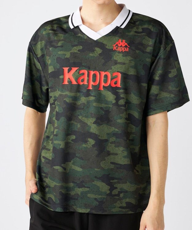 OP／FILA 【Kappa】カジュアルゲームシャツ 柄 カモフラージュ