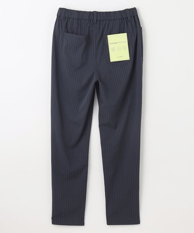 ANY L 【新色追加/洗濯機可/UVカット/ウエストゴム/ストレッチ】7daysデイリーパンツ ストライプ