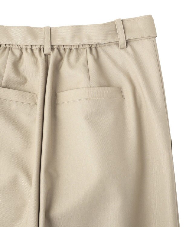 YECCA VECCA ベルト付きカーヴィーパンツ Beige