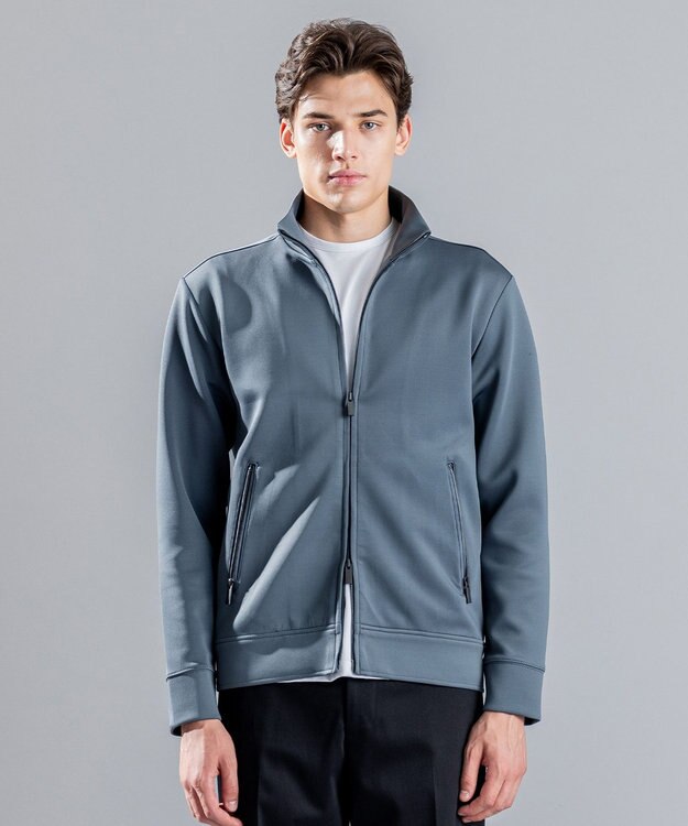 JOSEPH HOMME スキューバ ジャージー　トラックジャケット ダルブルー系