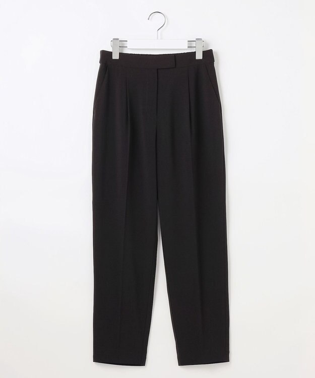 ANY SIS S 【セットアップ対応】セレモニーダブルクロス テーパードパンツ ブラック