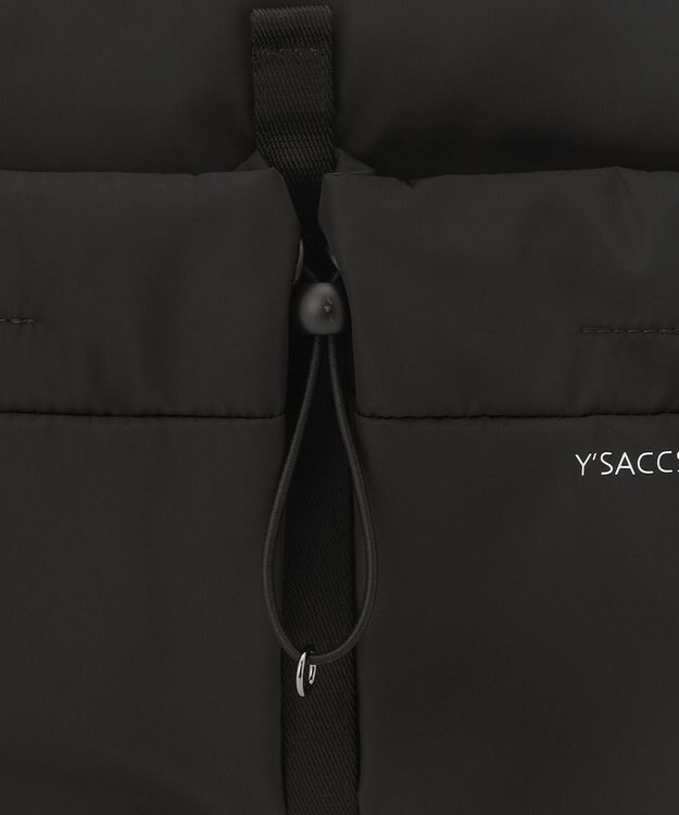 Y'SACCS ドローストリング コンビカラーショルダー ブラック