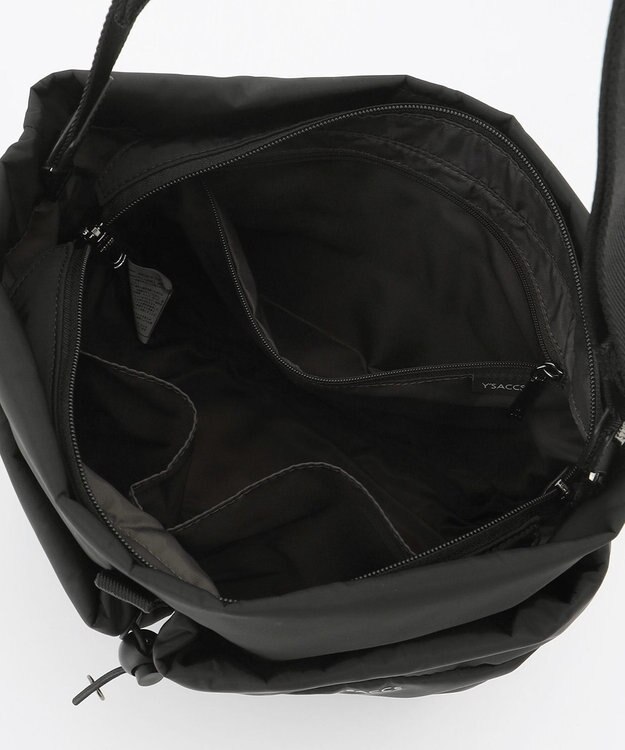 Y'SACCS ドローストリング コンビカラーショルダー ブラック
