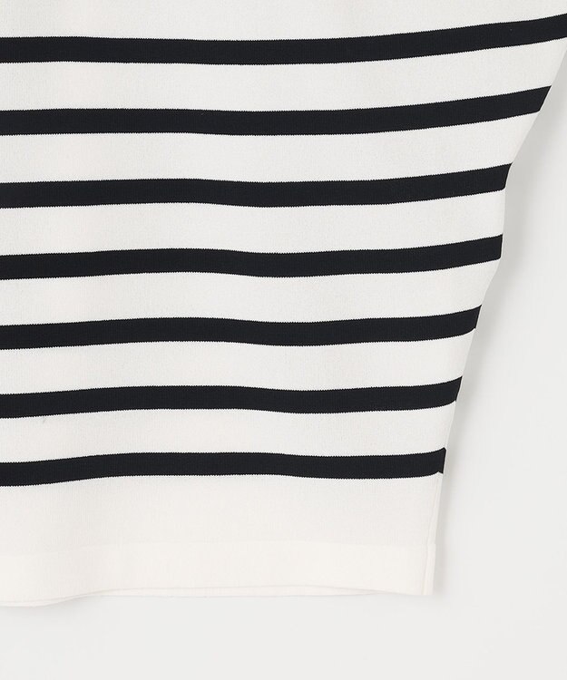 自由区 【好評につき新色追加・9色展開・洗える・XSサイズあり】クレープストレッチドルマン ニット ホワイト系1