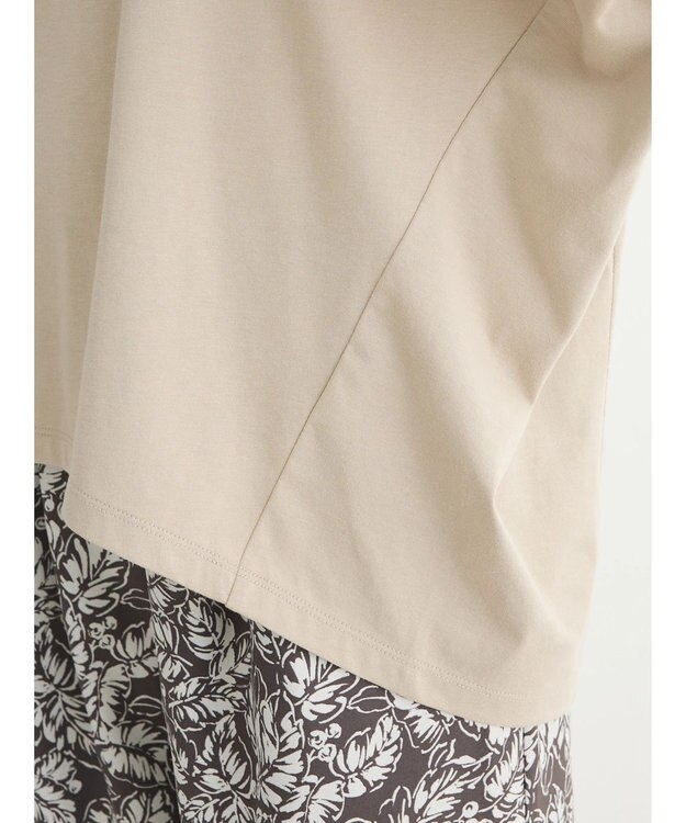 Green Parks 冷っとすずやか　バックバルーンフレンチプルオーバー Beige