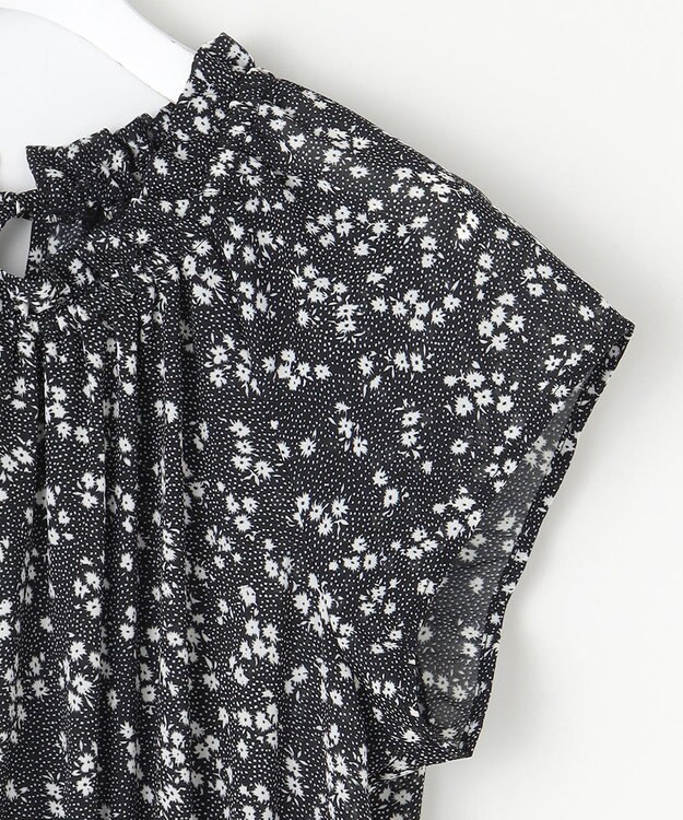 Feroux ウエストシャーリングティアード ワンピース ブラック系1