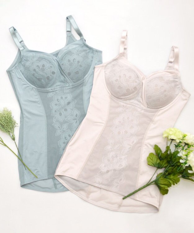 BRADELIS New York 【カヤビューティーラボ】はくだけ簡単!スタイルメイクブラキャミ24  補正 シェイパー パールグレージュ