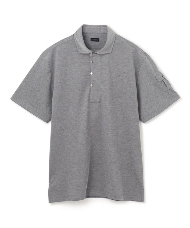 JOSEPH HOMME 【接触冷感】アイスコットンカノコ　ポロ ライトグレー系