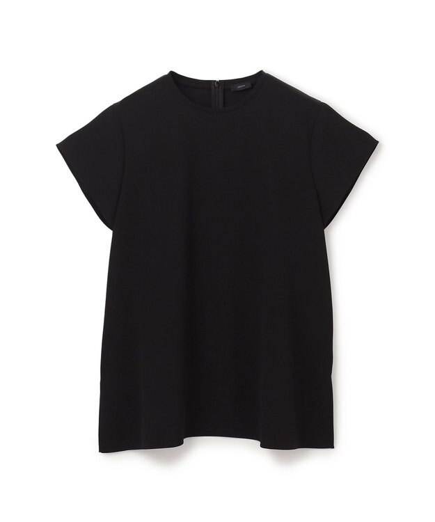 JOSEPH 【洗える】スムースジョーゼット　ブラウス Black