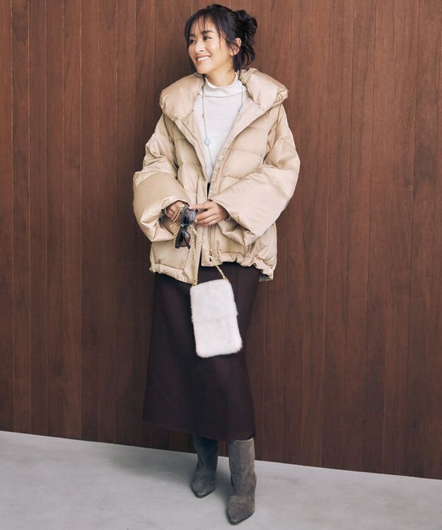 自由区 【CORSO ROMA】ワイドレッグショート ブーツ グレー系