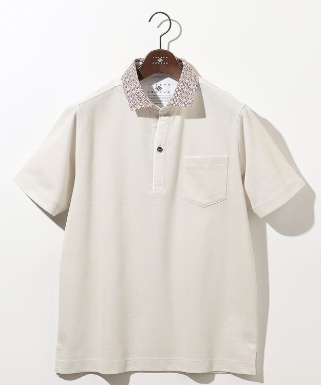 JOSEPH ABBOUD 【愛されて20年！オーガニックコットン使用】ダディ ポロシャツ アイボリー系