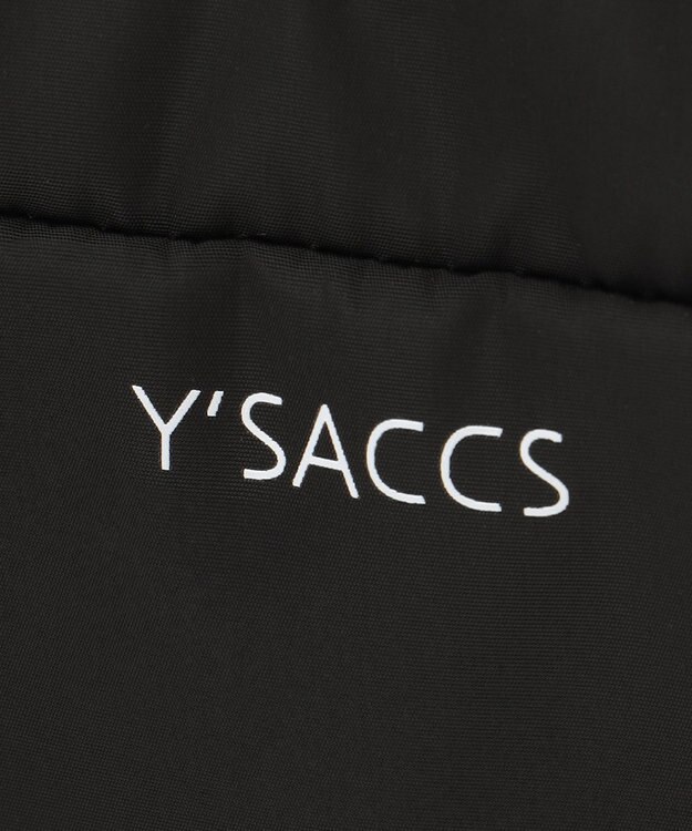 Y'SACCS ドローストリング コンビカラーショルダー ブラック