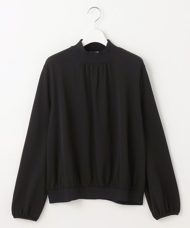 自由区 L ドレーピーアムンゼンプルオーバー ブラウス ブラック