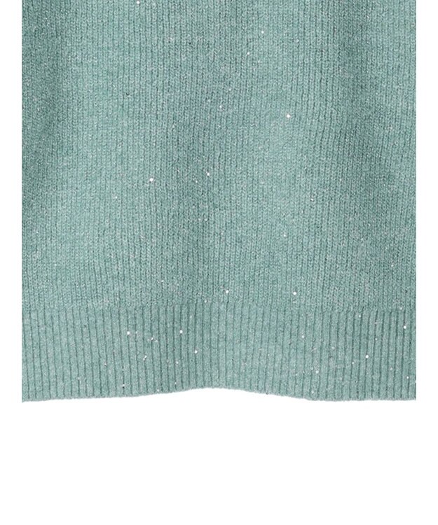 Green Parks ・Ｐｅｔｉｔ　Ｆｌｅｕｒ　ラメ＆スパンコールニット Green