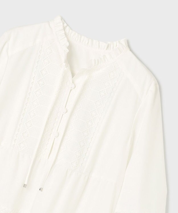 GRACE CONTINENTAL レースコンビワンピース ホワイト