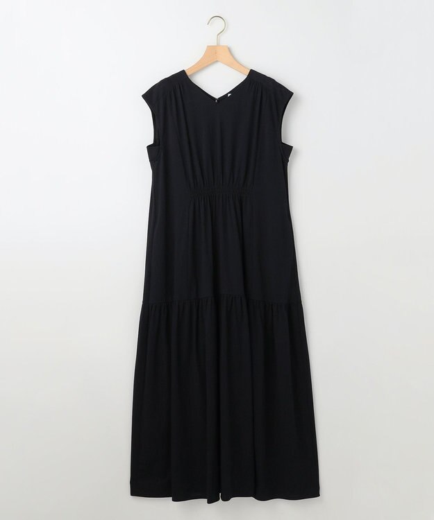 組曲 【先行予約・WEB限定】サマージャージー ティアードワンピース ブラック系