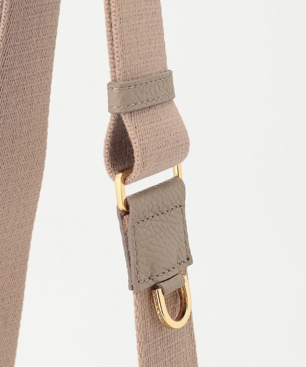 23区 VIOLAdORO シュリンレザー ミニショルダーバッグ ベージュ系