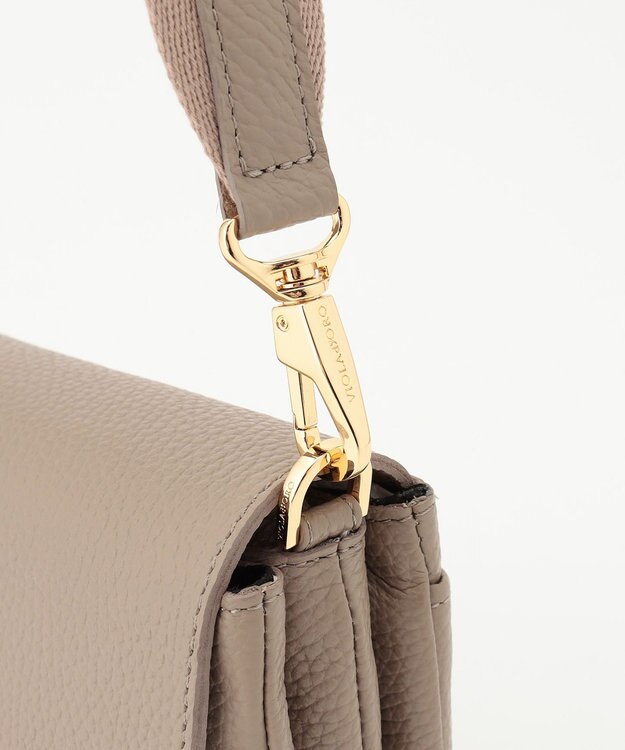 23区 VIOLAdORO シュリンレザー ミニショルダーバッグ ベージュ系