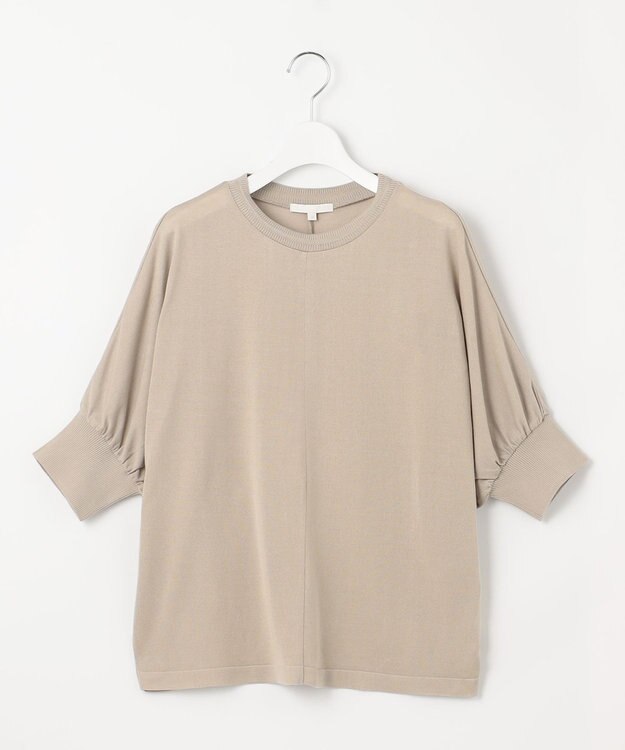 自由区 L 【カタログ掲載・洗える】ドルマンスリーブ カットソー サンド