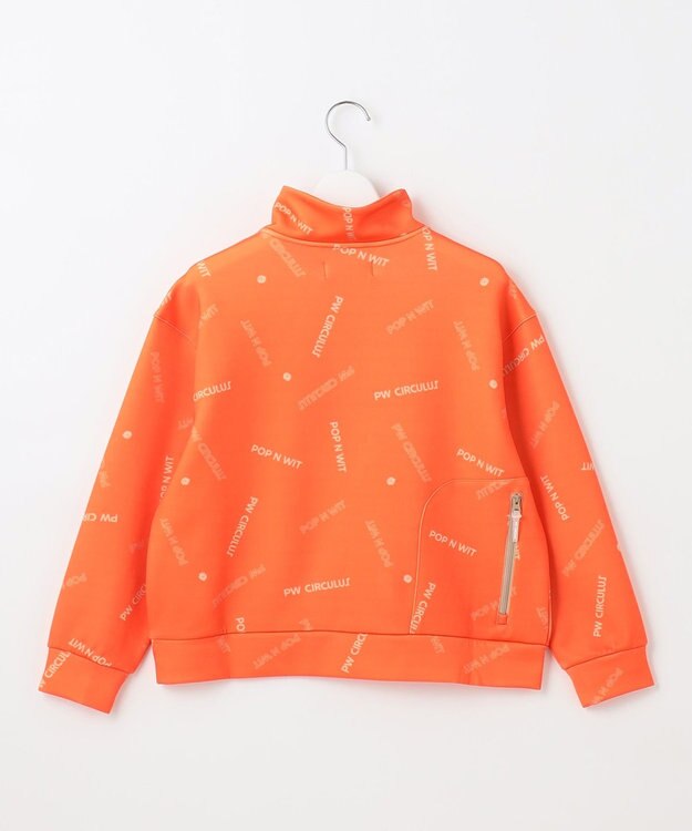 PW CIRCULUS 【 伸縮性あり 】【WOMEN】 LOGO ハーフジッププルオーバー オレンジ系5