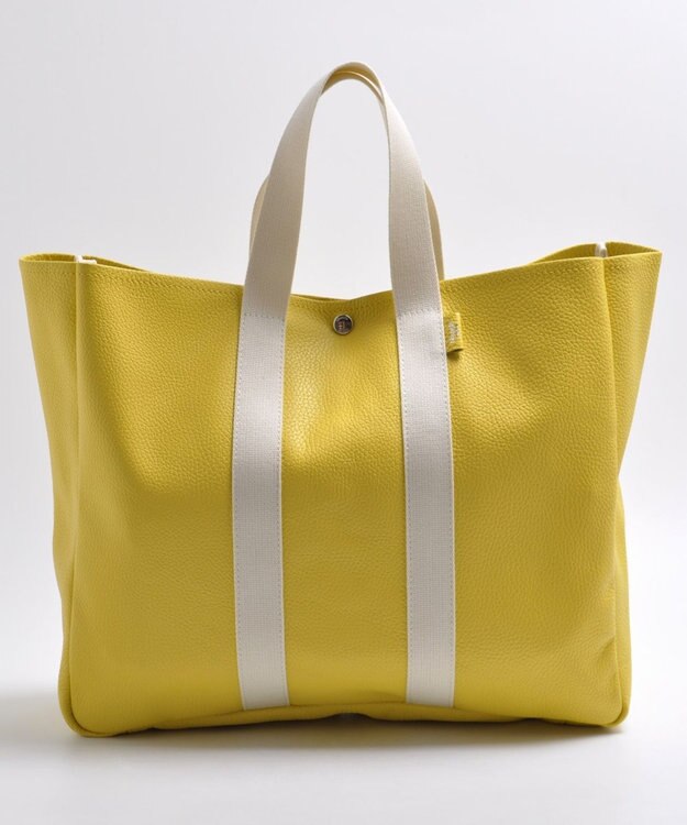 blancle シュリンクレザーベーシックトートL YELLOW